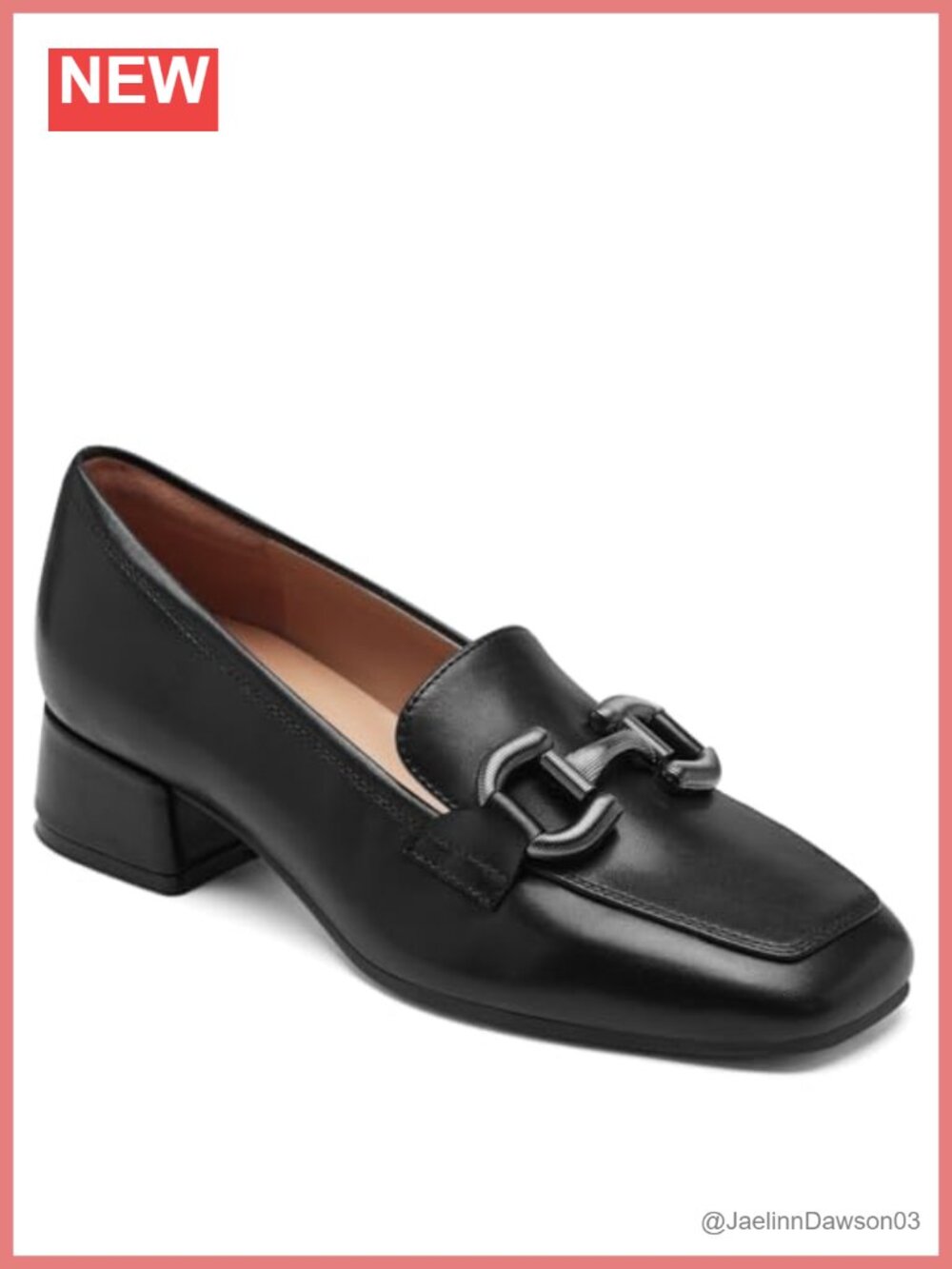 Easy Spirit Franny Women's Slip-On Loafers Leather Square Toe eFlex Orthotic